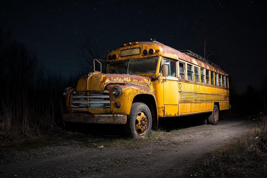 old yellow school bus